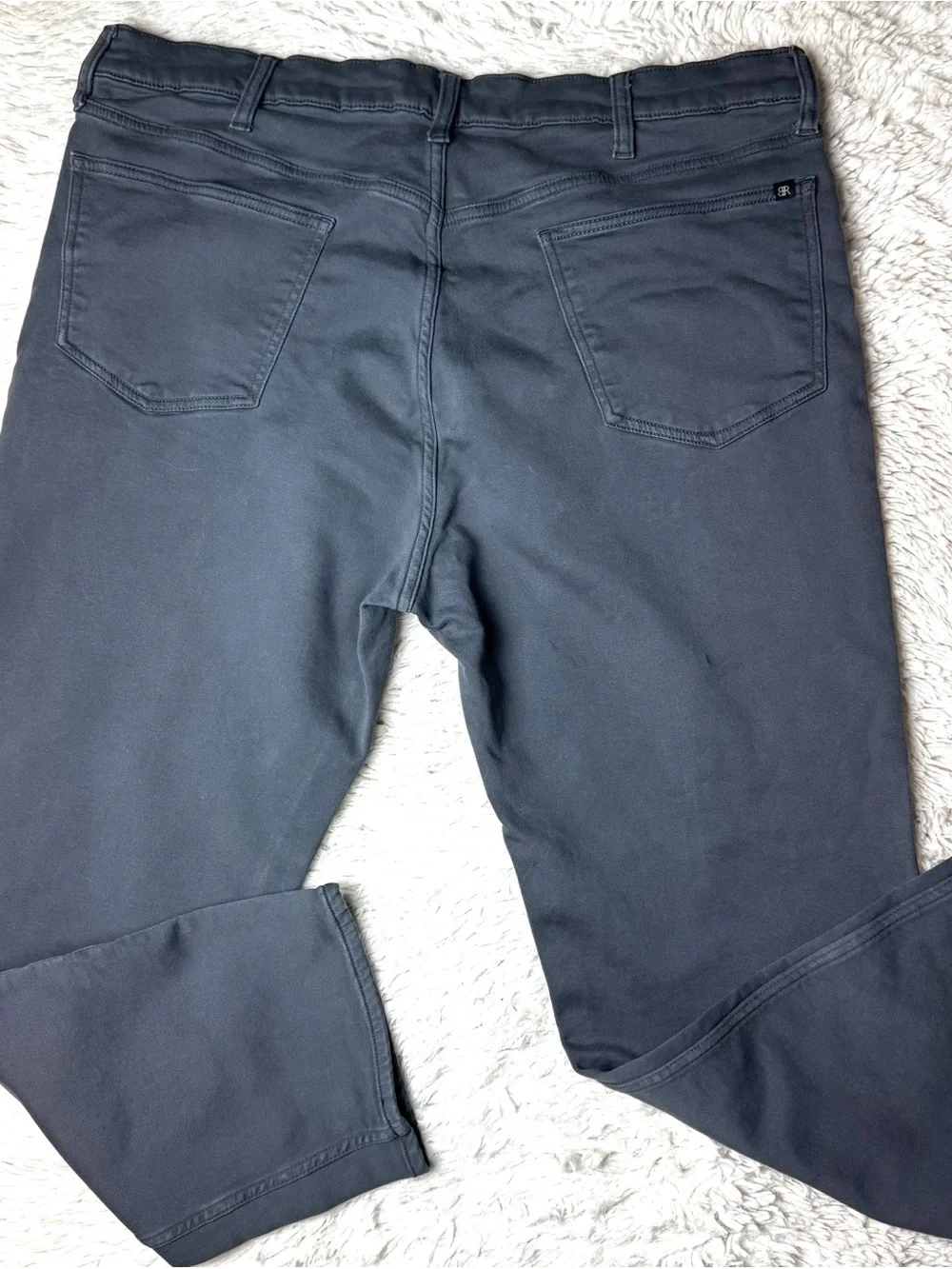 Slim Straight Men's Travelers Pant in Charcoal Gray